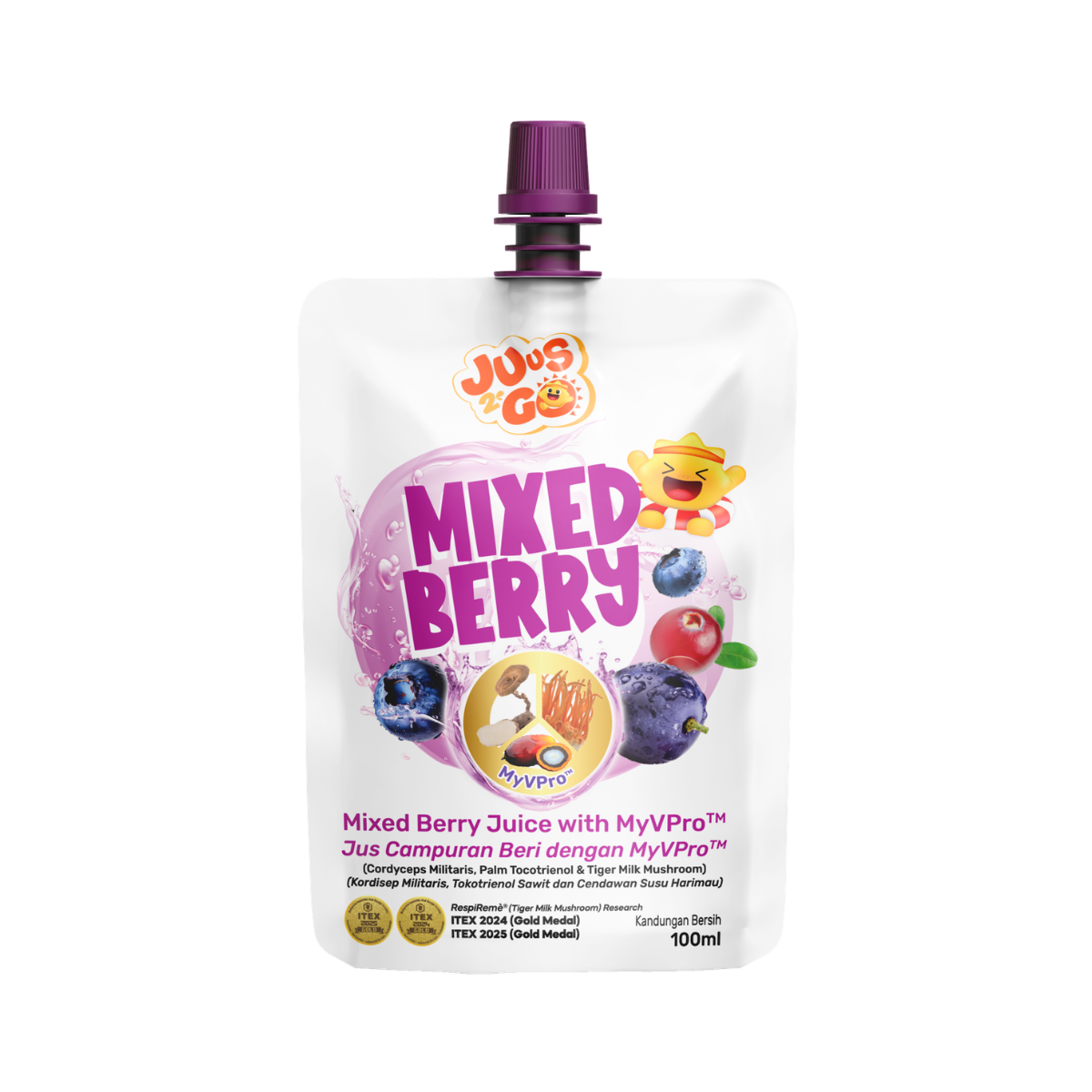 GoodMorning Mixed Berry Juice 100ml x 10sachets