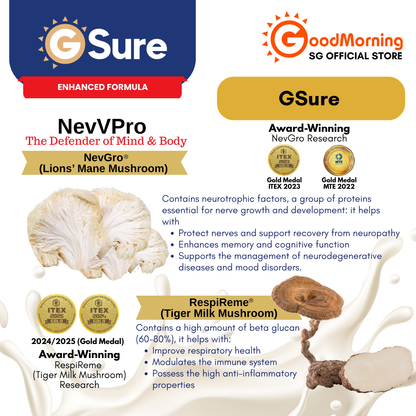 GoodMorning GSure Plant-Based Complete Nutritional Beverage 850gm