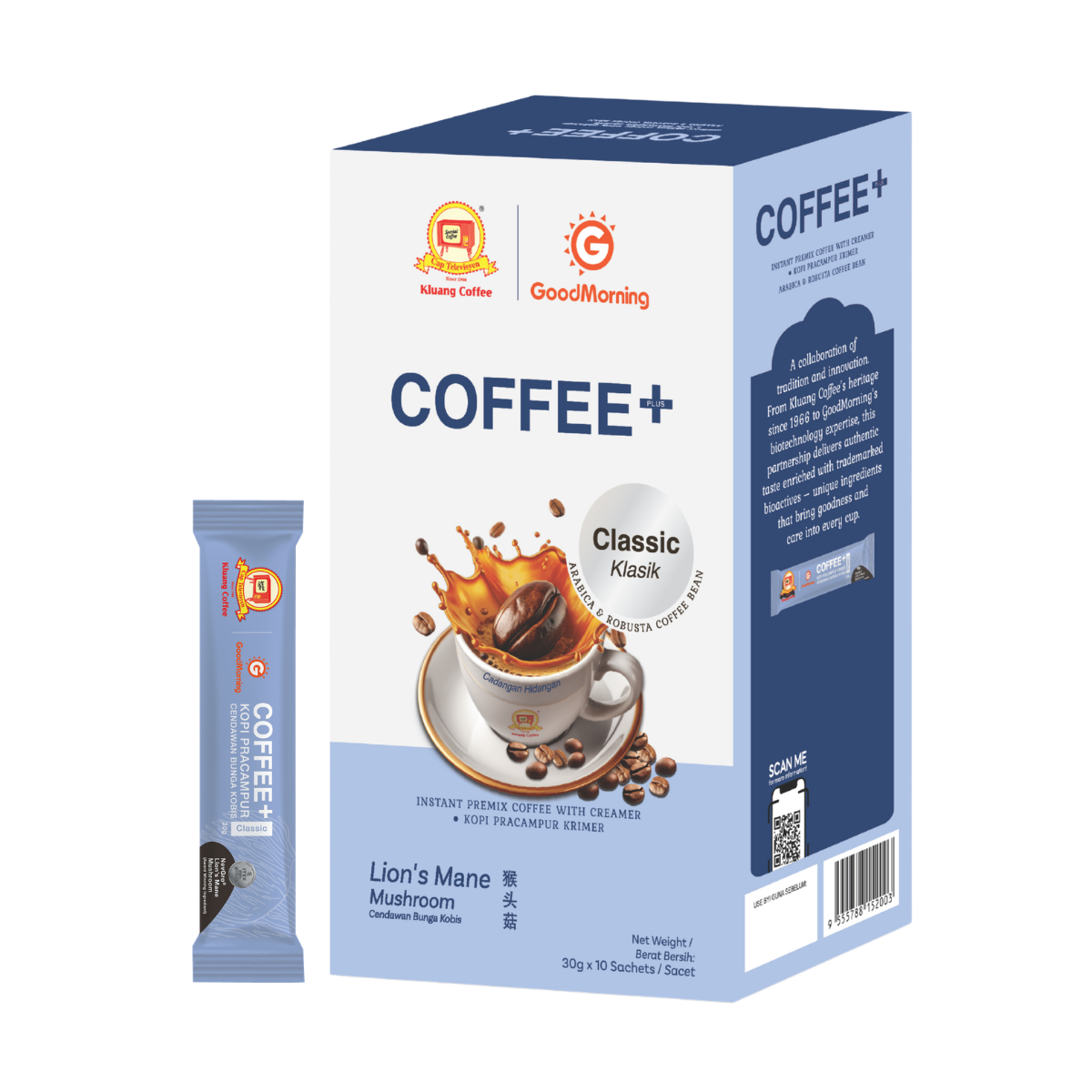 Coffee+ Instant Coffee with Lion's Mane Mushroom