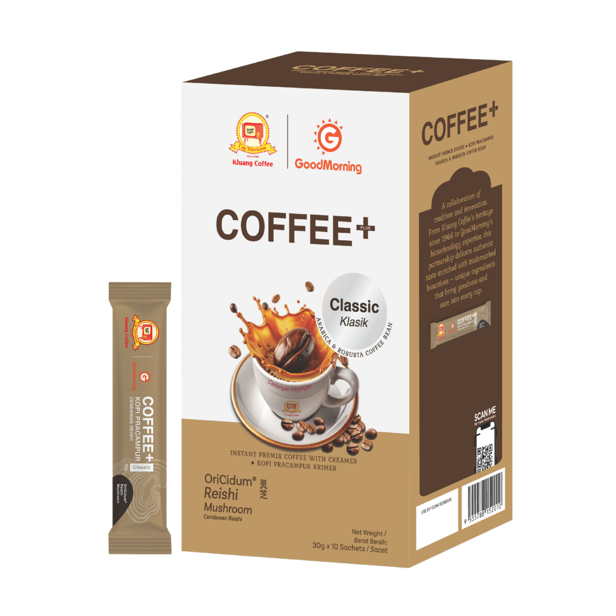 GoodMorning Coffee+ Reishi Mushroom 3IN1 (Classic)