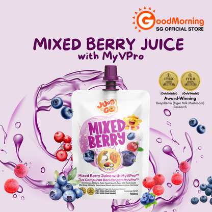 GoodMorning Mixed Berry Juice 100ml x 10sachets