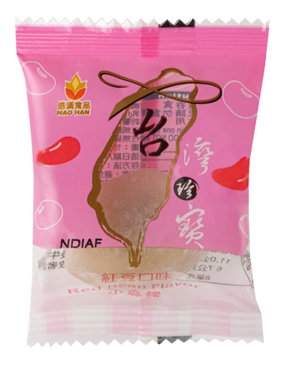Hao Han Taiwan Mini Mochi | Strawberry, Green Tea, Bubble Milk Tea, Red Bean, Taro | Individual Pack