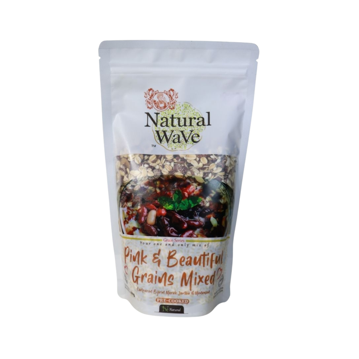 Mamami Natural Wave Pink & Beautiful Grains Mixed